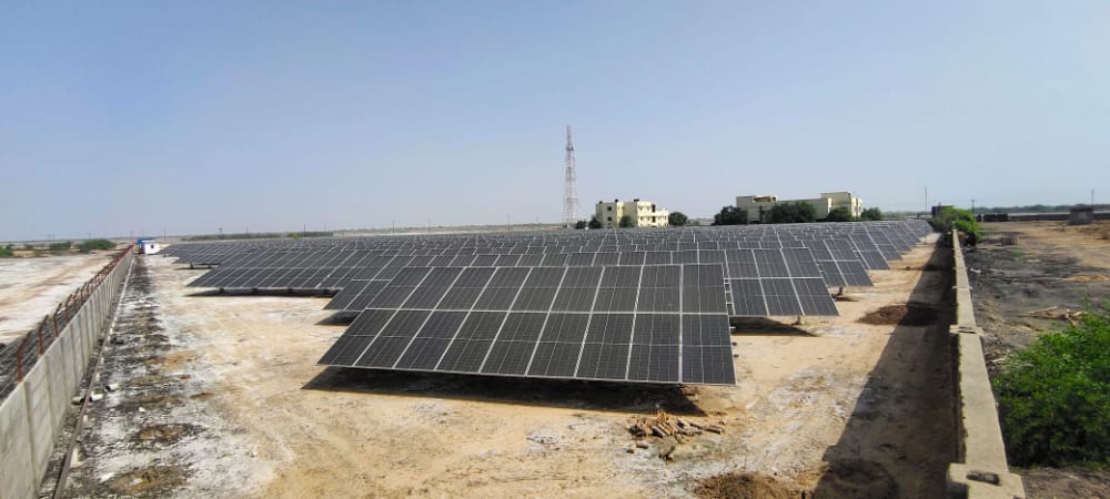 Solar plant in Sanchore, Rajasthan